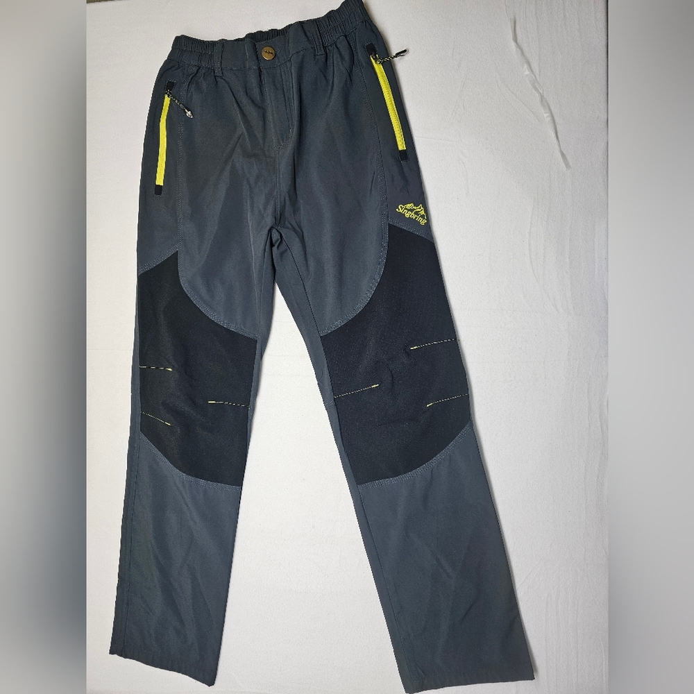 Sporting Women's Gray Hiking Pants Outdoor Activewear Elastic Waist‎ Medium